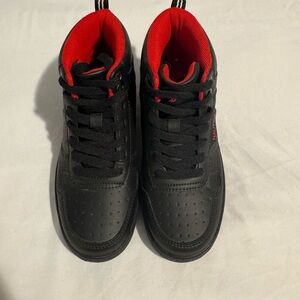Nautica Kids Black and Red Sneakers